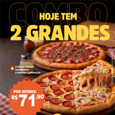 Combo Duas Pizzas Grandes