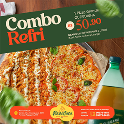 Queridinha + Refrigerante 2L